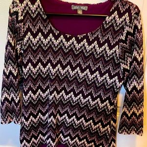 Rod & Ali ZigZag 3/4 Sleeve Tunic